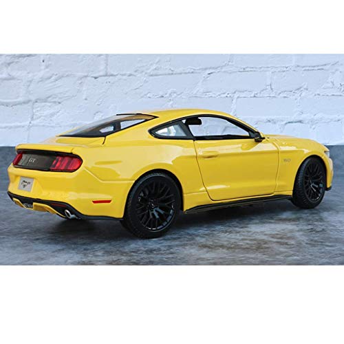 LIUCHANG 1:18 Modelo de Coche Ford Mustang GT Muscular Colección de simulación de aleación Modelo de Coche Adornos American Sports Car Modelo Exclusivo de colección Modelo (Color: Negro) liuchang20