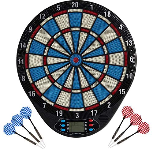 LIUXR Juego de Diana Electrónica para Dardos, con Indicadores LCD y Puntuación Digital y 6 Dardos para Dardos Electrónicos, Diana para Dardos,Black LIUXR Juego de Diana Electrónica para Dardos, con Indicadores LCD y Puntuación Digital y 6 Dardos para Dardos Electrónicos, Diana para Dardos,Black