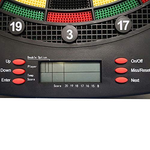 LIUXR Juego de Diana Electrónica para Dardos, con Indicadores LCD y Puntuación Digital y 6 Dardos para Dardos Electrónicos, Diana para Dardos,Black LIUXR Juego de Diana Electrónica para Dardos, con Indicadores LCD y Puntuación Digital y 6 Dardos para Dardos Electrónicos, Diana para Dardos,Black