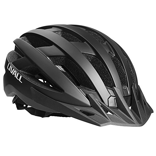 LIVALL Adultos MT1 Música, luz Trasera, Intermitente, Sistema de navegación, función de Llamada y SOS Bicicleta Casco, Negro Mate, 58 – 62 cm