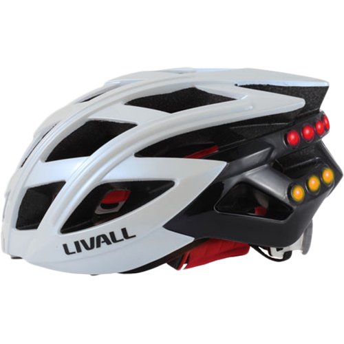 LIVALL BH60WH Casco de Bicicleta, Unisex Adulto, Blanco, M/L