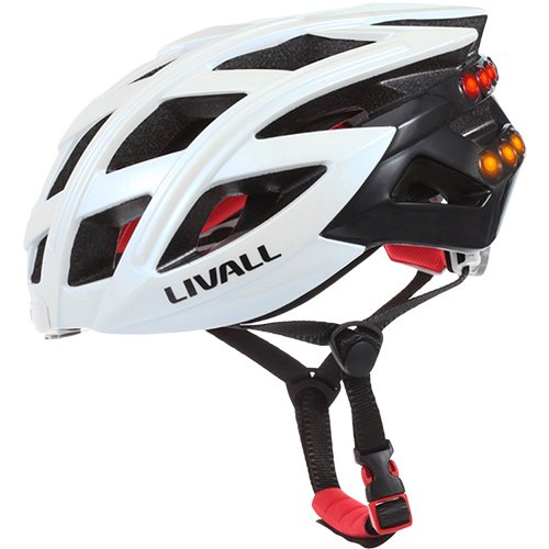 LIVALL BH60WH Casco de Bicicleta, Unisex Adulto, Blanco, M/L