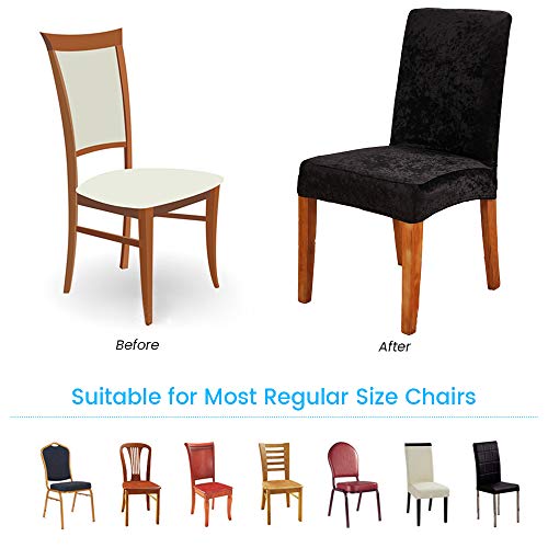 LiveGo - Funda elástica protectora para silla de comedor con respaldo alto, para decoración de bodas, banquetes o fiestas