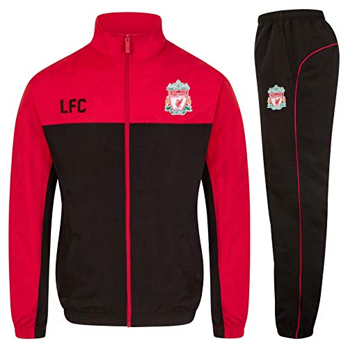 Liverpool FC - Chándal oficial para niño - Chaqueta y pantalón largos - Rojo - 10-11 años