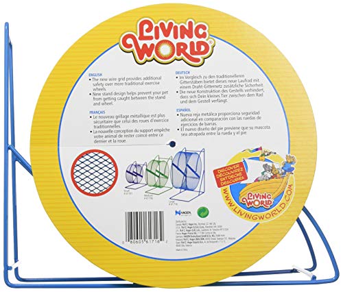 LIVING WORLD Rueda de Ejercicios de Metal,22,5 cm LIVING WORLD Rueda de Ejercicios de Metal,22,5 cm