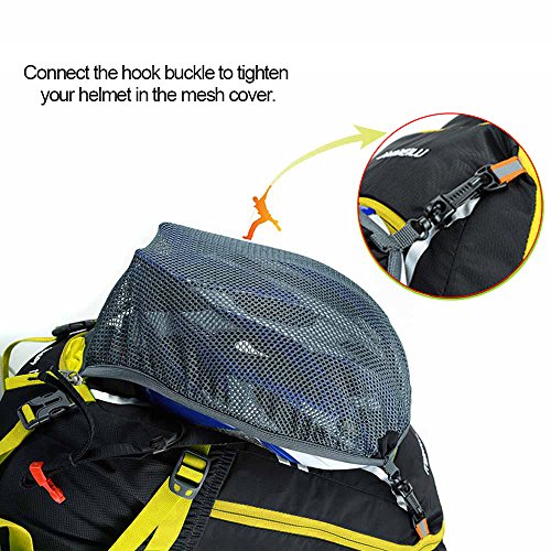 Lixada 18L Mochila de Hombro Hidratación Bolsa de Agua, con Cubierta de Lluvia, Impermeable Respirable Ultraligero, Ciclismo Bicicleta Deportes Al Aire Libre Viajes Alpinismo