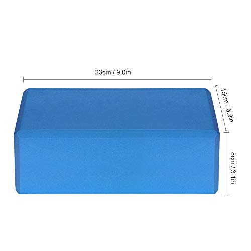 Lixada 1PCS / 2PCS EVA Yoga Blocks,Bloque de Espuma Correa Superficie Antideslizante sin Látex para la Meditación Yoga Pilates (Menta Verde, 1Pcs) Lixada 1PCS / 2PCS EVA Yoga Blocks,Bloque de Espuma Correa Superficie Antideslizante sin Látex para la Meditación Yoga Pilates (Menta Verde, 1Pcs)
