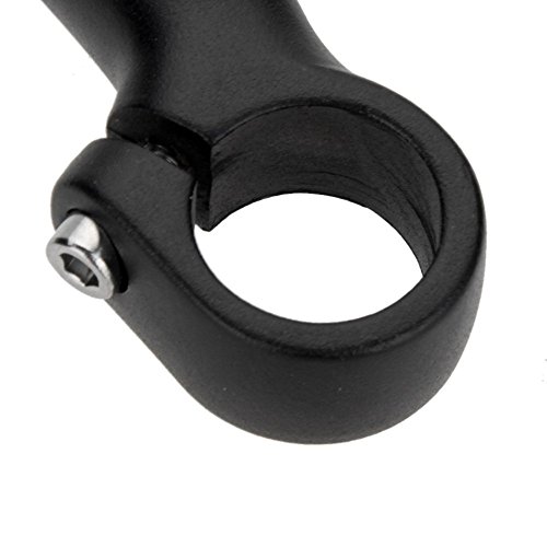 Lixada 2pcs Manillar de Bicicleta Ciclismo Apretones Puños de Seguridad de Aleación de Aluminio para MTB 22.2mm (Negro)