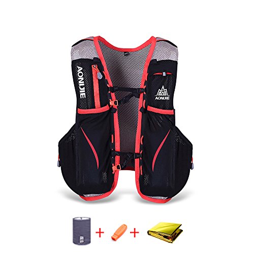 Lixada 5L Vejiga de Agua Mochila, Mochila Hidratación, Running Mochila, Impermeable y Transpirable, para Camping, Marathoner, Correr, Caminar, Escalada, Actividades al Aire Libre (L-XL)