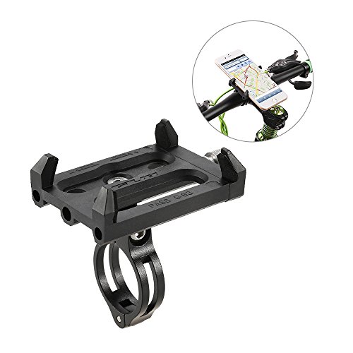 Lixada Antideslizante Bicicleta Soporte de Teléfono Ajustable Soporte de Montaje para 3.6-6.2 Inch Teléfono Móvil Inteligente (Soporte+Banda Negra) Lixada Antideslizante Bicicleta Soporte de Teléfono Ajustable Soporte de Montaje para 3.6-6.2 Inch Teléfono Móvil Inteligente (Soporte+Banda Negra)