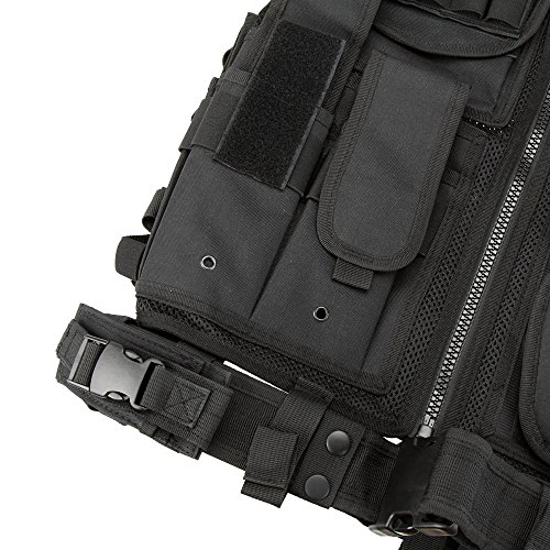 Lixada Chaleco Táctico Militar al Aire Libre Táctico del Ejército de Poliéster Juego de Guerra Airsoft Caza Chaleco de Excursión Que Acampa Lixada Chaleco Táctico Militar al Aire Libre Táctico del Ejército de Poliéster Juego de Guerra Airsoft Caza Chaleco de Excursión Que Acampa