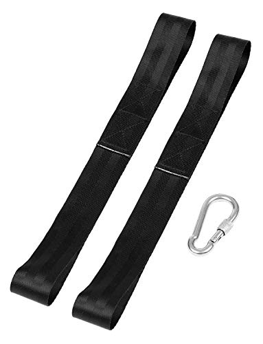 Lixada Correa de Anclaje Correas de Fijación para Cuerda de Batalla 2 Correas de Nylon+ 1 Mosquetón de Acero Inoxidable para Cuerdas Crossfit Gimnasio Formación Lixada Correa de Anclaje Correas de Fijación para Cuerda de Batalla 2 Correas de Nylon+ 1 Mosquetón de Acero Inoxidable para Cuerdas Crossfit Gimnasio Formación