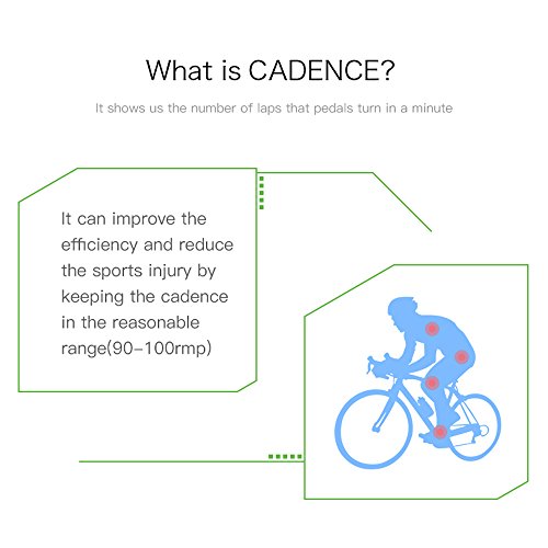 Lixada CYCPLUS Wireless Bicicleta Cadencia Sensor IPX7 4g Ultra Pequeña Computadora Velocímetro