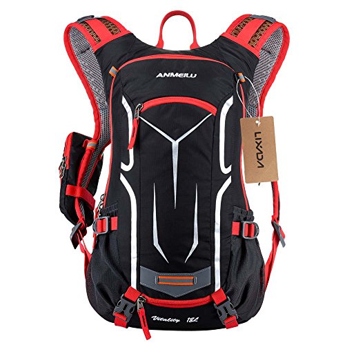 Lixada Mochila de Ciclismo Impermeable 18L Unisexo Respirable Ultraligero con Cubierta de Lluvia Mochila de Hombro para Ciclismo Montañismo Viajes Lixada Mochila de Ciclismo Impermeable 18L Unisexo Respirable Ultraligero con Cubierta de Lluvia Mochila de Hombro para Ciclismo Montañismo Viajes