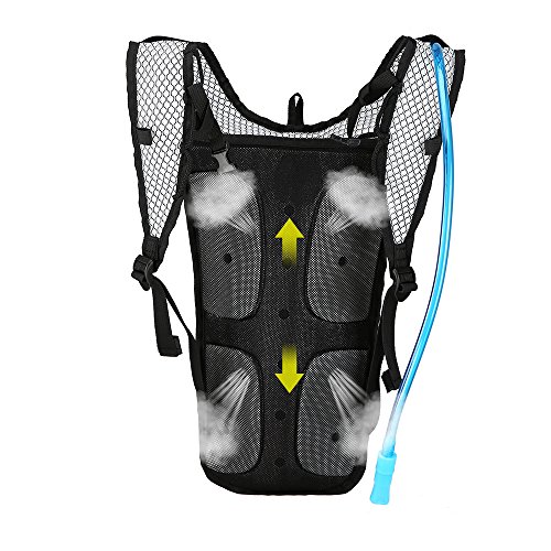 Lixada Mochila Hidratación 5L Mochila + 2L Bolsa de Agua Súper Ligero para Bicicleta Ciclismo Senderismo Excursionismo (Azul) Lixada Mochila Hidratación 5L Mochila + 2L Bolsa de Agua Súper Ligero para Bicicleta Ciclismo Senderismo Excursionismo (Azul)
