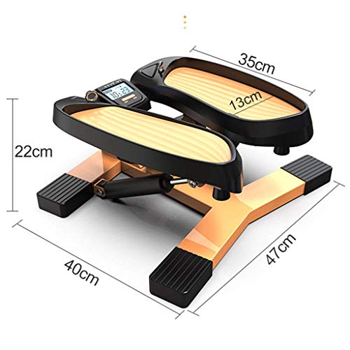 LIZANAN Ejercicio Steppers, Piernas hogar for Adelgazar instalación Deportivo pequeño Equipo de la Aptitud for Adelgazar Pasos Libre de Silent Pasos, Amarillo, 40 * 47 * 22cm Máquinas de Step LIZANAN Ejercicio Steppers, Piernas hogar for Adelgazar instalación Deportivo pequeño Equipo de la Aptitud for Adelgazar Pasos Libre de Silent Pasos, Amarillo, 40 * 47 * 22cm Máquinas de Step