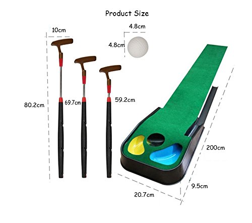 Ljf Juguete de la Estera del Golf de los niños, amaestrador Interior del Putt del Entrenamiento de la máquina de la Bola de la simulación del Club casero Ljf Juguete de la Estera del Golf de los niños, amaestrador Interior del Putt del Entrenamiento de la máquina de la Bola de la simulación del Club casero