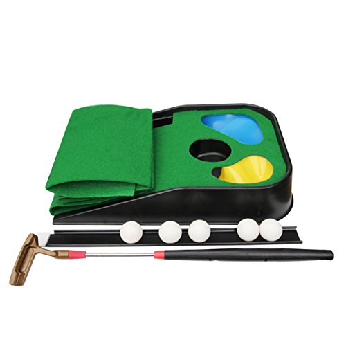 Ljf Juguete de la Estera del Golf de los niños, amaestrador Interior del Putt del Entrenamiento de la máquina de la Bola de la simulación del Club casero Ljf Juguete de la Estera del Golf de los niños, amaestrador Interior del Putt del Entrenamiento de la máquina de la Bola de la simulación del Club casero