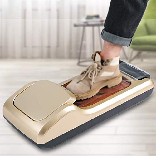 LJFYYY Máquina automática de Cubierta de Zapatos portátil, Reutilizable, fácil de Instalar Cubierta de Zapatos automática, Adecuada para la Tienda de la Oficina en casa, con 600 película de Zapatos