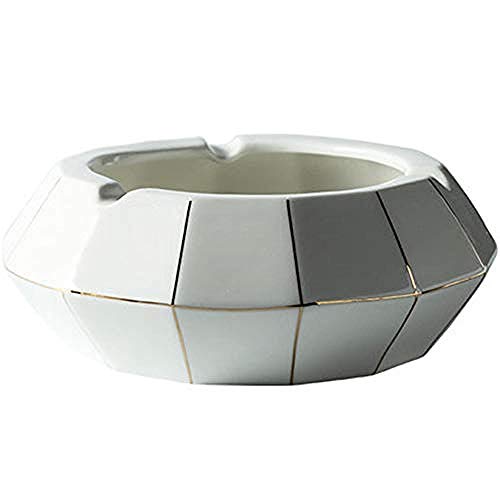 LJXLXY Decoración Manualidades Cenicero casero de cerámica Blanca Ceniza Barra de salón B.-B LJXLXY Decoración Manualidades Cenicero casero de cerámica Blanca Ceniza Barra de salón B.-B
