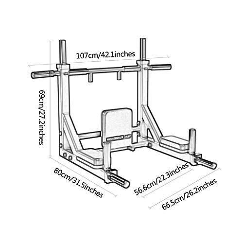 LJYY Fitness Pull Up Bar Barras de dominadas en la Entrada Barra Horizontal Equipo para el hogar Fuerza de Carga Peso 500 kg