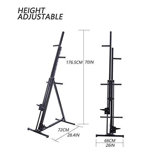 LJYY Máquina de Escalada Plegable Vertical Entrenamiento de Cuerpo Completo Ejercicio Cardiovascular-Puños antiadherentes-Soporte de aleación de Acero-Máquina de Bicicleta de Ejercicio para el ho