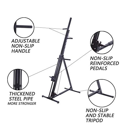 LJYY Máquina de Escalada Plegable Vertical Entrenamiento de Cuerpo Completo Ejercicio Cardiovascular-Puños antiadherentes-Soporte de aleación de Acero-Máquina de Bicicleta de Ejercicio para el ho LJYY Máquina de Escalada Plegable Vertical Entrenamiento de Cuerpo Completo Ejercicio Cardiovascular-Puños antiadherentes-Soporte de aleación de Acero-Máquina de Bicicleta de Ejercicio para el ho