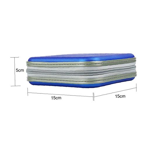 LjzlSxMF Caja de Almacenamiento de Medios de CD Soporte de la Manga Caja de CD Profesional/DVD Bolsa de Almacenamiento Monedero Cremallera Capacidad Clip 2 PCS Azul Rojo LjzlSxMF Caja de Almacenamiento de Medios de CD Soporte de la Manga Caja de CD Profesional/DVD Bolsa de Almacenamiento Monedero Cremallera Capacidad Clip 2 PCS Azul Rojo
