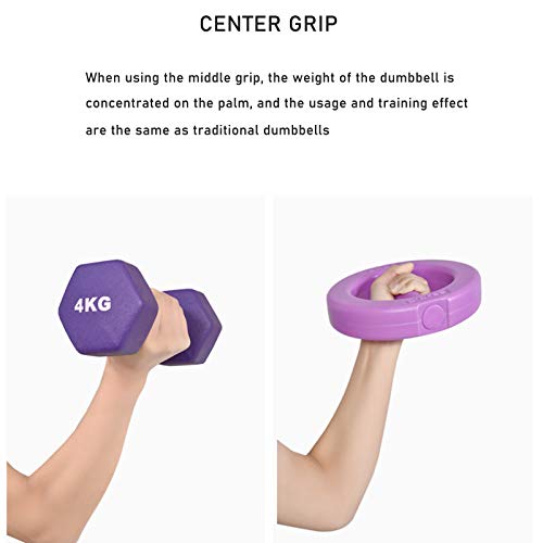 LK-HOME Mancuernas, Ejercicio De Fitness En Casa Y Conjunto De Mancuernas De Fitness, Ejercicio De Músculos De Cuerpo Completo, Equipo De Fitness para Adelgazar (se Vende Un Par),1kg*2 LK-HOME Mancuernas, Ejercicio De Fitness En Casa Y Conjunto De Mancuernas De Fitness, Ejercicio De Músculos De Cuerpo Completo, Equipo De Fitness para Adelgazar (se Vende Un Par),1kg*2