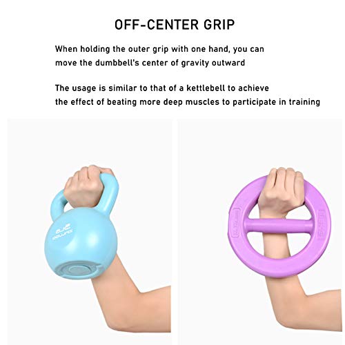 LK-HOME Mancuernas, Ejercicio De Fitness En Casa Y Conjunto De Mancuernas De Fitness, Ejercicio De Músculos De Cuerpo Completo, Equipo De Fitness para Adelgazar (se Vende Un Par),1kg*2 LK-HOME Mancuernas, Ejercicio De Fitness En Casa Y Conjunto De Mancuernas De Fitness, Ejercicio De Músculos De Cuerpo Completo, Equipo De Fitness para Adelgazar (se Vende Un Par),1kg*2