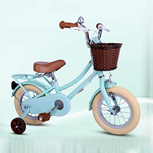 LKAIBIN Bicicleta de campo de cruz para niños de 30,5 cm, color azul, para niños, elegante para niñas, bicicleta de carretera, para estudiantes, el regalo para niños (color: azul, tamaño: 30,5 cm)