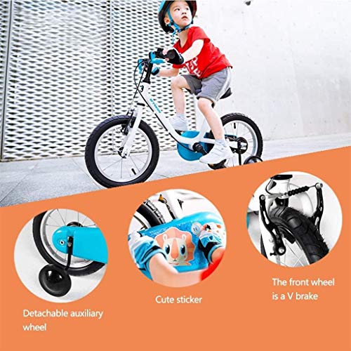 LKAIBIN Bicicleta de campo para niños de 1 a 3 años de edad, niño y niña, azul, 35,5 cm, triciclo infantil (color: azul, tamaño: 35,5 cm)