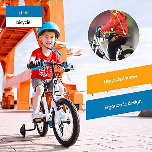 LKAIBIN Bicicleta de campo para niños de 1 a 3 años de edad, niño y niña, azul, 35,5 cm, triciclo infantil (color: azul, tamaño: 35,5 cm)