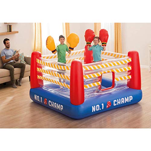 LKITYGF Rompecabezas Inflador Infantil Trampoline Inflatable Boxeo Discosteri Castle Indoor Trampoline Boxeo Anillo Interior Naughty Castle Plaza de Juegos para niños Deportes