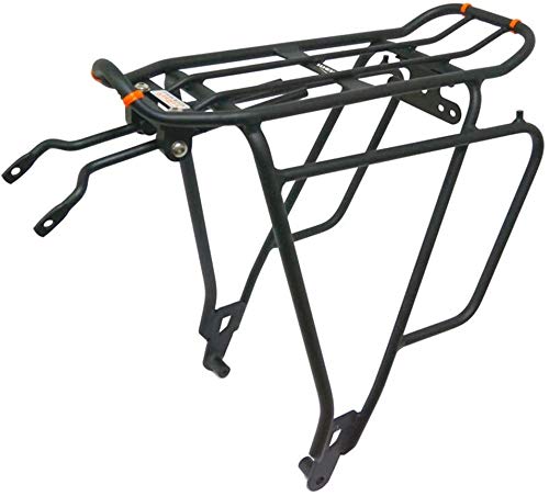 LKNJLL Biking Bike Carrier Estante, 310 LB Capacidad Cojinetes Sólidos Universal Ajustable Equipaje Equipaje Estante, Equipo de Ciclismo Soporte