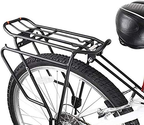 LKNJLL Biking Bike Carrier Estante, 310 LB Capacidad Cojinetes Sólidos Universal Ajustable Equipaje Equipaje Estante, Equipo de Ciclismo Soporte