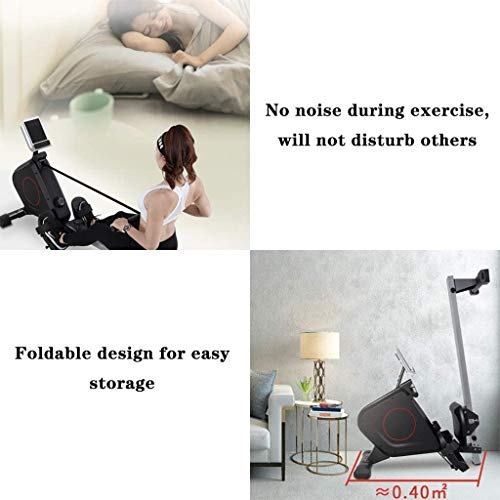 LKNJLL Máquina de Remo del hogar Plegable Control magnético Máquina de Remo, Cubierta la pérdida de Hombres y Mujeres de Peso Máquina de Remo, aparatos de Gimnasia Inteligente LKNJLL Máquina de Remo del hogar Plegable Control magnético Máquina de Remo, Cubierta la pérdida de Hombres y Mujeres de Peso Máquina de Remo, aparatos de Gimnasia Inteligente