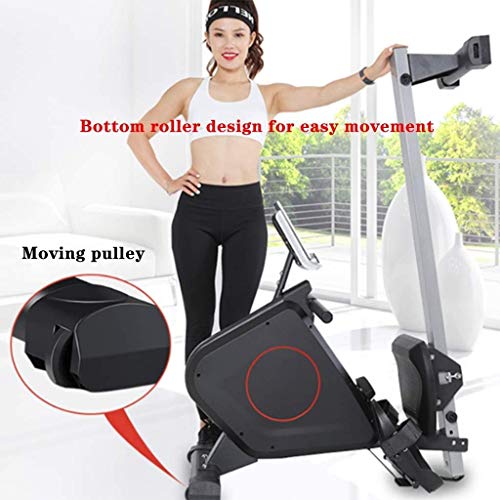 LKNJLL Máquina de Remo del hogar Plegable Control magnético Máquina de Remo, Cubierta la pérdida de Hombres y Mujeres de Peso Máquina de Remo, aparatos de Gimnasia Inteligente LKNJLL Máquina de Remo del hogar Plegable Control magnético Máquina de Remo, Cubierta la pérdida de Hombres y Mujeres de Peso Máquina de Remo, aparatos de Gimnasia Inteligente