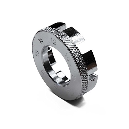 Llave de radios para bicis y motocicletas, cromada Llave de radios para bicis y motocicletas, cromada