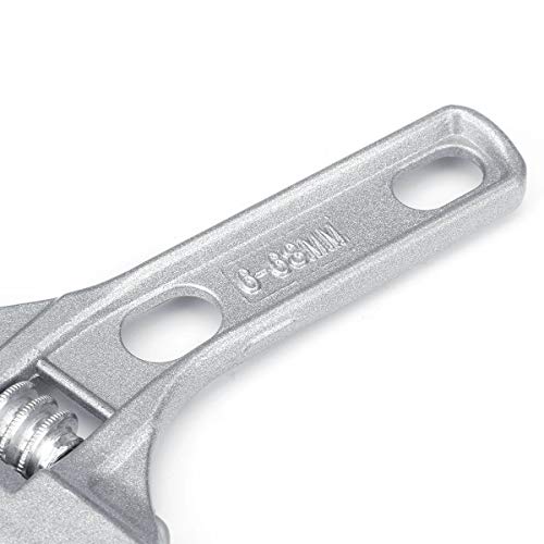 Llave inglesa Llave inglesa ajustable de grandes aberturas corto manija de reparación Herramienta de mano 6-68mm