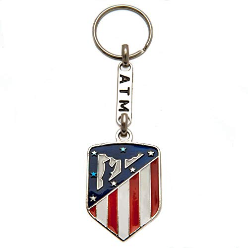 LLAVERO ESCUDO PLATA ATLETICO DE MADRID LLAVERO ESCUDO PLATA ATLETICO DE MADRID