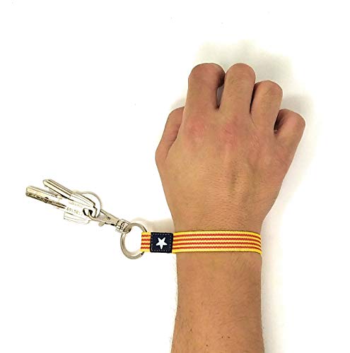Llavero y Pulsera Elástica Multicolor | Bandera Estelada Llavero y Pulsera Elástica Multicolor | Bandera Estelada