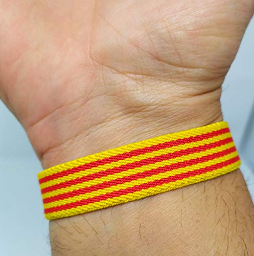 Llavero y Pulsera Elástica Multicolor | Bandera Estelada Llavero y Pulsera Elástica Multicolor | Bandera Estelada