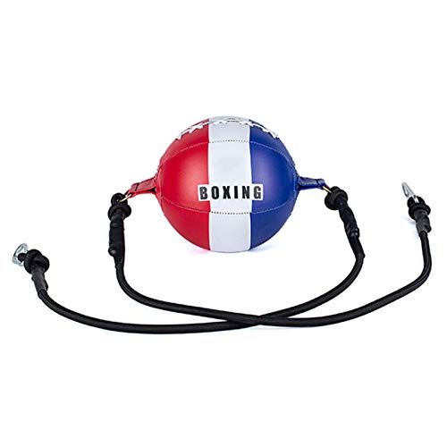 LLHSHA Double End Fitness Pelota De Boxeo,Colgante Velocidad Reflejo Pelota De Boxeo,Cuero Esquivar Bolsa De Boxeo para Entrenamiento MMA Boxeo Artes Marciales-B 200cm