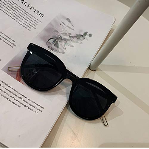 LLKK Gafas de Sol clásicas Harajuku Retro ensanchadas,Gafas de Sol cuadradas para Hombres,polarizador de conducción (1 Articulo)