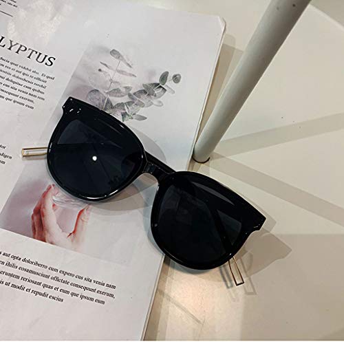LLKK Gafas de Sol clásicas Harajuku Retro ensanchadas,Gafas de Sol cuadradas para Hombres,polarizador de conducción (1 Articulo)