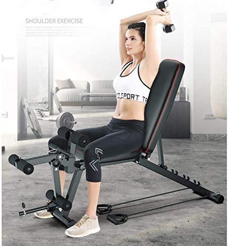 Lloow Abdominal Abdominales Tarjeta, Fuerza Banco con Ajustable de inclinación Utilidad remero Plana Banco de Ejercicio de Entrenamiento se incorpora el Gimnasio en casa Equipo de Entrenamiento Lloow Abdominal Abdominales Tarjeta, Fuerza Banco con Ajustable de inclinación Utilidad remero Plana Banco de Ejercicio de Entrenamiento se incorpora el Gimnasio en casa Equipo de Entrenamiento