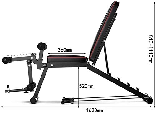 Lloow Abdominal Abdominales Tarjeta, Fuerza Banco con Ajustable de inclinación Utilidad remero Plana Banco de Ejercicio de Entrenamiento se incorpora el Gimnasio en casa Equipo de Entrenamiento Lloow Abdominal Abdominales Tarjeta, Fuerza Banco con Ajustable de inclinación Utilidad remero Plana Banco de Ejercicio de Entrenamiento se incorpora el Gimnasio en casa Equipo de Entrenamiento