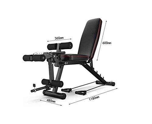 Lloow Abdominal Abdominales Tarjeta, Fuerza Banco con Ajustable de inclinación Utilidad remero Plana Banco de Ejercicio de Entrenamiento se incorpora el Gimnasio en casa Equipo de Entrenamiento Lloow Abdominal Abdominales Tarjeta, Fuerza Banco con Ajustable de inclinación Utilidad remero Plana Banco de Ejercicio de Entrenamiento se incorpora el Gimnasio en casa Equipo de Entrenamiento