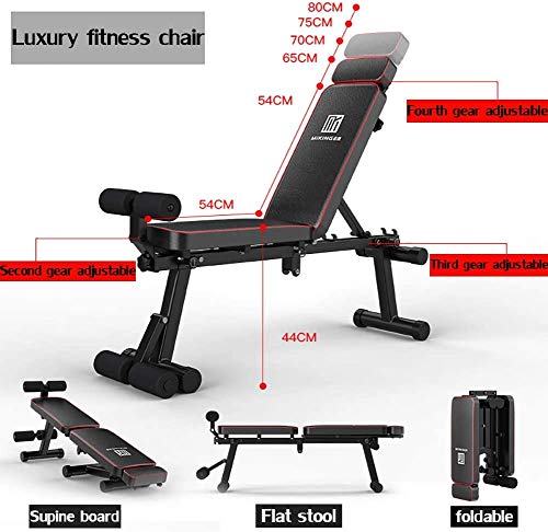 Lloow Herramientas Plegable Banco de Ejercicio Profesional multifunción Banco Banco de Gimnasia Abdominal Lateral Gimnasio de musculación multifunción,Rojo Lloow Herramientas Plegable Banco de Ejercicio Profesional multifunción Banco Banco de Gimnasia Abdominal Lateral Gimnasio de musculación multifunción,Rojo